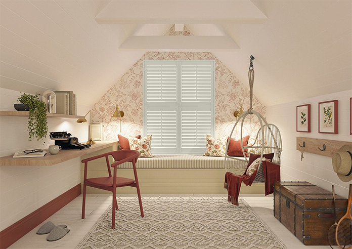 Kensington, Cream - Tier on Tier Twist&Fit Plantation Shutter - Image 10